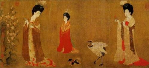 唐代仕女吃瓜图片,瓜果飘香共度清凉时光